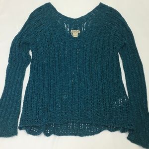 Sold!!! Lucky Brand Crocheted Sweater Size M